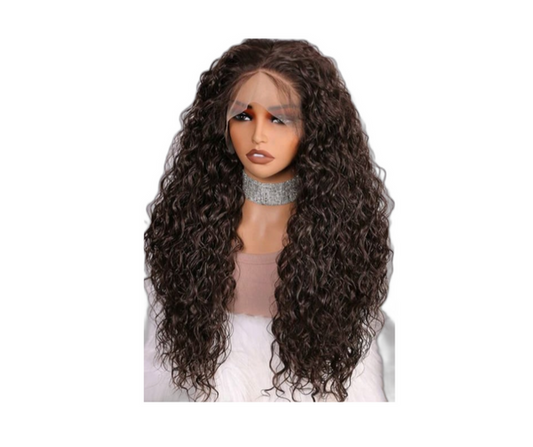 Chocolate Brown Soft Deep Lace Front Wig - Human blend