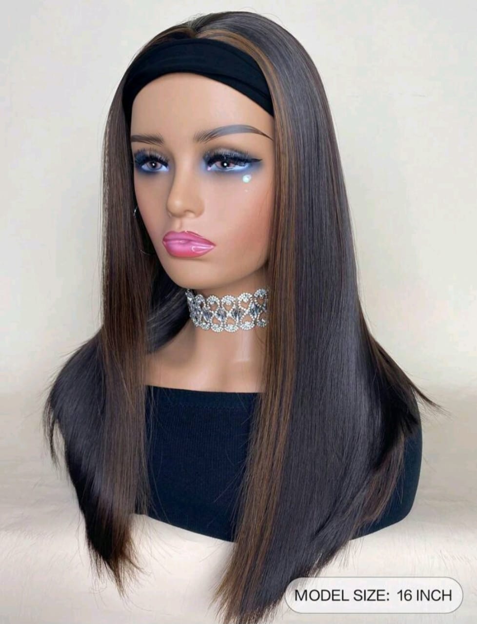 Headband Wig - Human blend