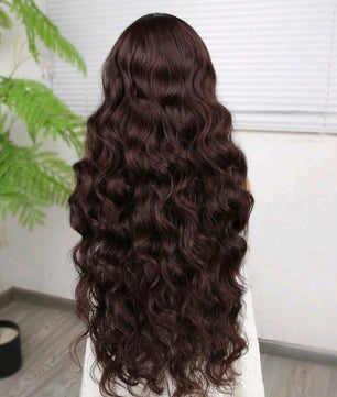 Heat Resistant Front Lace Wig - Human blend