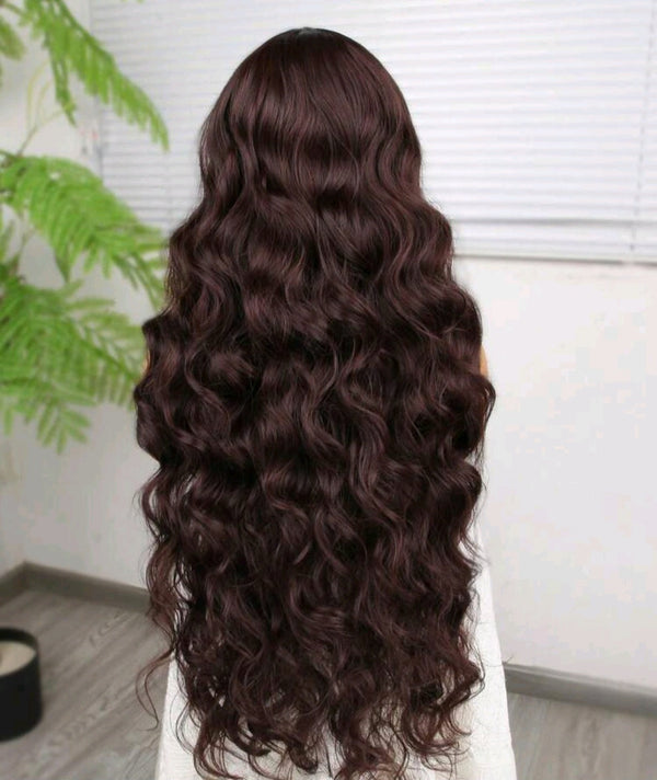 Heat Resistant Front Lace Wig - Human blend