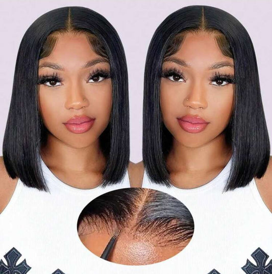 Straight Bob Wig - Human Hair