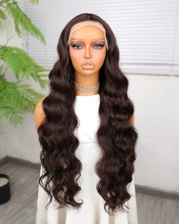 Heat Resistant Front Lace Wig - Human blend