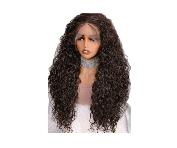 Chocolate Brown Soft Deep Lace Front Wig - Human blend